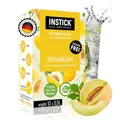 INSTICK Zuckerfreies Instant-Getränk (Honigmelone) - 1 Packung für 12 x 0,5-1 L - Veganes Getränkepulver Kalorienarm & Vitamin C - Instant-Pulver