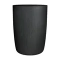Scheurich Pflanzgefäß 'Linetto', schwarz, ca. Ø 39 x H 54 cm