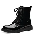MARCO TOZZI Damen 2-25282-41 Stiefelette, Black Patent, 39 EU