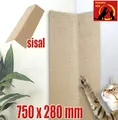 Eck-Kratzbrett Kratzecke Kratzmöbel Katzen-Kratzbrett Sisal Schutz 750 x 280 mm
