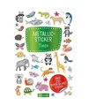 Metallic-Sticker Tiere: Über 200 Super-Glanz-Sticker | Stickerheft mit glänzen