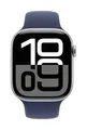 Apple Watch Series 10 GPS, 46mm, Alu, Gr. S/M, denimfarbenes Armba