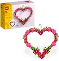 Lego Konstruktionsspielsteine "Herz-Deko (40638), LEGO Iconic", bunt