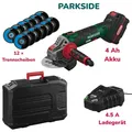 PARKSIDE 20V Akku Winkelschleifer mit 4Ah Akku & Ladegerät, Trennschleifer 125mm
