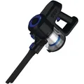 CLEANmaxx Akku-Zyklon-Staubsauger beutellos extra stark Li-Ion Akku 2-in-1 Handstaubsauger rotierende Power-Rotation Düse 2-Kammer-Filtersystem - Rot