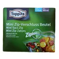 Toppits Ziploc Mini Zip-Verschlußbeutel Sortimentsbox (20 x 150 ml, 20 x 380 ml) - 40St.