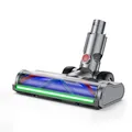 Elektrische Bürste kompatibel für Dyson V6 Animal, V6 Fluffy, DC58, DC59, DC61, DC62, DC74, Zubehör für Turbobürste mit Schnellspanner für Hartboden und Teppiche mit LED-Lichtern, Bodenbürste Zubehör