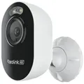 Reolink Lumus Pro, 4K 8MP WiFi Überwachungskamera Außen, Dual-Band Wi-Fi 6, Personen-/Fahrzeug-/Tiererkennung, Spotlight, Farbnachtsicht - Weiß