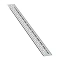 sossai® Aluminium Lüftungsgitter - Alucratis Slim (1 Stück) | Rechteckig - Maße: 37,5 x 2,4 cm | Farbe: Inox | gebürstet