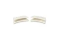 Le Creuset 2er-Set Griffschutz aus Silikon, Anpassungsfähig, Hitzebeständig bis 250°C, Meringue, 42813007160000