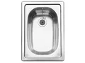 Blanco Edelstahlspüle Blanco Top EE 3 x 4 Edelstahlspüle Naturfinish Set ohne Ablaufgarnitur, (1 St)
