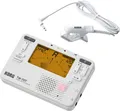Korg TM-70T Tuner Metronom Weiß Stimmgerät Bläser CM400 Kontakt Clip Mikrofon