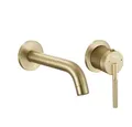 wohnwerk.idee Unterputzarmatur Wasserhahn Wandarmatur Unterputz Design Gold Kupfer Matt