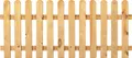 T&J HEIKO-Gartenzaun grün 180 x 80 cm Latten 20/90 mm, glatt; Riegel 28/70 mm