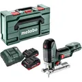 Metabo ST 18 LT 130 BL Akku Stichsäge 18 V 130 mm Brushless + 2x LiHD Akku 4,0 Ah + Ladegerät + Metabox