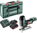 Metabo ST 18 LT 130 BL Akku Stichsäge 18 V 130 mm Brushless + 2x LiHD Akku 4,0 Ah + Ladegerät + Metabox
