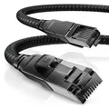 CAT8.1 Netzwerkkabel 40 Gbit/s 750cm S/FTP RJ45 Baumwollmantel LAN Kabel