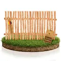 BooGardi Zaunelement Haselnuss · 144 Größen · 60 x 120 cm (5-6 cm) · Staketenzaun Bausatz für Lattenzaun/Bretterzaun · Gartenzaun Holzzaun