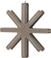 Säfsen Weihnachtsstern mit Licht Stahl Ø80 cm Pendelleuchte mocca.