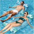 Pool Luftmatratze Wasserhängematte Wasser Spielzeug 4in1 XL