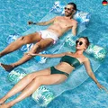 Luftmatratze Pool, XL Pool Spielzeug Luftmatratze Wasser, 2 Stück Pool Zubehör S