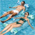 Luftmatratze Pool Wasserspielzeug Luftbett Wasserhimmelmatte Badesitz Badezub...