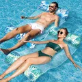 Luftmatratze Pool Wasserhängematte Wasserspielzeug aufblasbar 135x70cm