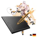 GAOMON M10K Grafiktablet 8192 Druckstufen Batterielos Stift