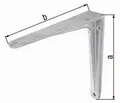 Konsole 300 x 250 mm Aluguss Tragfähigkeit 90kg GAH Regalhalter Bodenträger