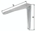 GAH Alberts Konsole L.300mm H.250mm Alu-Guss Trgf.90kg - 804053