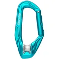 Edelrid Axiom Karabiner (Größe One Size, tuerkis)