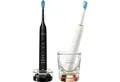 Philips Sonicare Schallzahnbürste Sonicare DiamondClean 9000, Aufsteckbürsten: 4 St., 2 elektrische Zahnbürsten, Smart-Sensor Technologie & Sonicare App Bluetooth