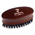 PARSA Men Bartbürste Männer für tägliche Bartpflege – Bartbürste geeignet für professionelles Bart Styling – Handliche Bart Rundbürste – Bart Bürste für kurze und mittellange Haare