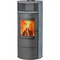 Thermia Thermia Kamin-Ofen München V3 Guss-Grau Speck-Stein Automatik