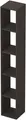 Standregal HOME AFFAIRE "Infinity Höhe 186 cm, Breite 28 cm, Bücherregal", grau (lava), B:28cm H:186cm T:28cm