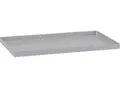 Einlegeboden für CEMO Akku-Lager- und Ladeschränke, Stahl, B 720 x T 400 x H 35 mm, lichtgrau RAL 7035