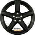 4 Alufelgen BROCK / RC RC24 Schwarz Klar Matt (SKM) 6,5x16 ET23 4x108 16 Zoll