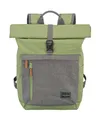 Travelite BASICS Rollup Rucksack GrÃ¼n Grau fÃ¼r Alltag und BÃ¼ro Rucksack Damen