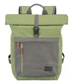 travelite Basic Rollup Backpack Rucksack Freizeitrucksack Rucksack Green / Grey