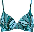 Naturana Bügel-Bikini-Top Beautiful Beaches, breiter Rückenverschluss, mit Muster, mit Bügel, verstellbare Träger