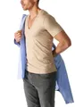 Mey Unterziehshirt Dry Cotton Functional Kurzarm, tiefem V-Ausschnitt, Single Jersey, mit extra-langem Rücken