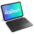 Inateck Hülle mit Tastatur,Ultraleichte Tastatur für iPad 10/11 Generation A16 2025 11 Zoll,iPad Air 11" M3/M2 (2025/2024),Air 5/4,Pro 11 4/3/2/1,Abnehmbar, mit Touchpad, QWERTZ, AceTouch KB04122