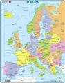 Media Verlag Puzzle Europa (politisch) (Kinderpuzzle), 49 Puzzleteile