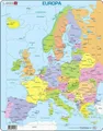 Europa (politisch) (Kinderpuzzle) | Spiel (2021) | Larsen | EAN 7023852100462
