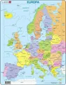 Larsen / Raute Media|Europa (politisch) (Kinderpuzzle)