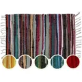 Callum Bunt Teppich 90×50cm - Boho-Vorleger aus recycelter Baumwolle