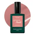 Manucurist Green Flash™ Puderrosa Gel Nagellack Old Rose - Hema Free UV Lack, 12-Free Lack, Bio-basiert - Nägel Selber Machen für UV Lampe Nägel