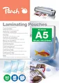 Peach Laminierfolien A5-80 mic - 125 pouches - glänzend - Premiumqualität für beste Laminierergebnisse - kompatibel mit Geräten aller Markenhersteller - PP580-03P