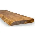 Moon Tree Wandregal, Dunkelbraun, Holz, 180x4.4x30 cm, Wohnzimmer, Regale, Wandregale
