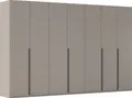 rauch Drehtürenschrank Kleiderschrank Schrank Garderobe Wäscheschrank BESTSELLER MONTCLAR (3 Ausstattungen BASIC/CLASSIC/PREMIUM (SOFT-CLOSE), Breiten 201-400 cm) Front in Glas/Hochglanz/Dekor/Grauspiegel in 5 Breiten MADE IN GERMANY